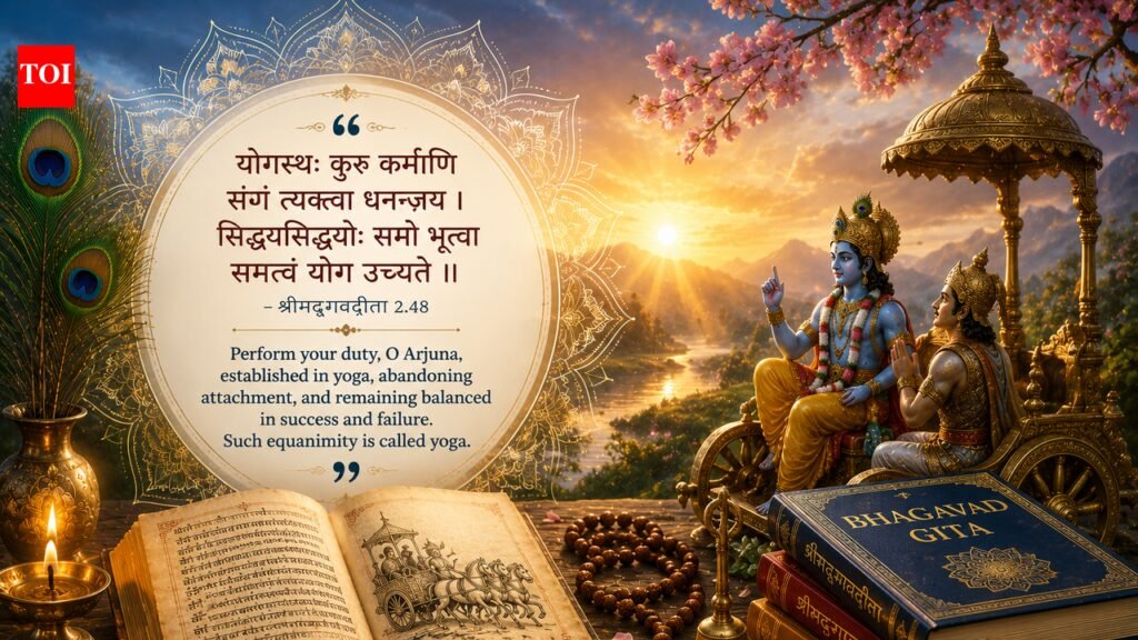 Bhagavad Gita Quote Today: “Do Your Duty, but Do Not Lose Yourself”
