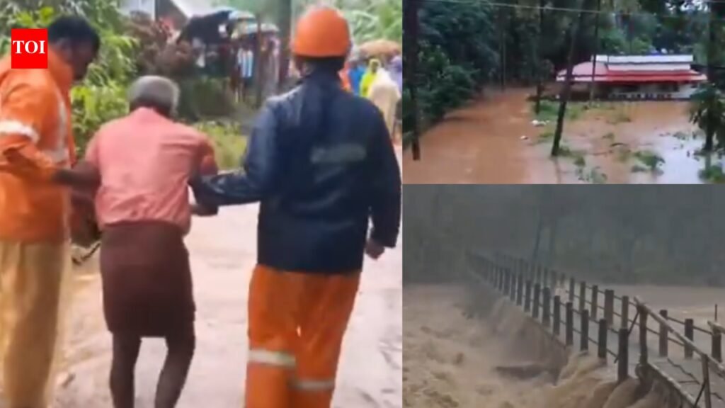 Heavy rain batters Kerala; Kannur sees 320mm rainfall, floods and landslides hit several districts | Thiruvananthapuram News