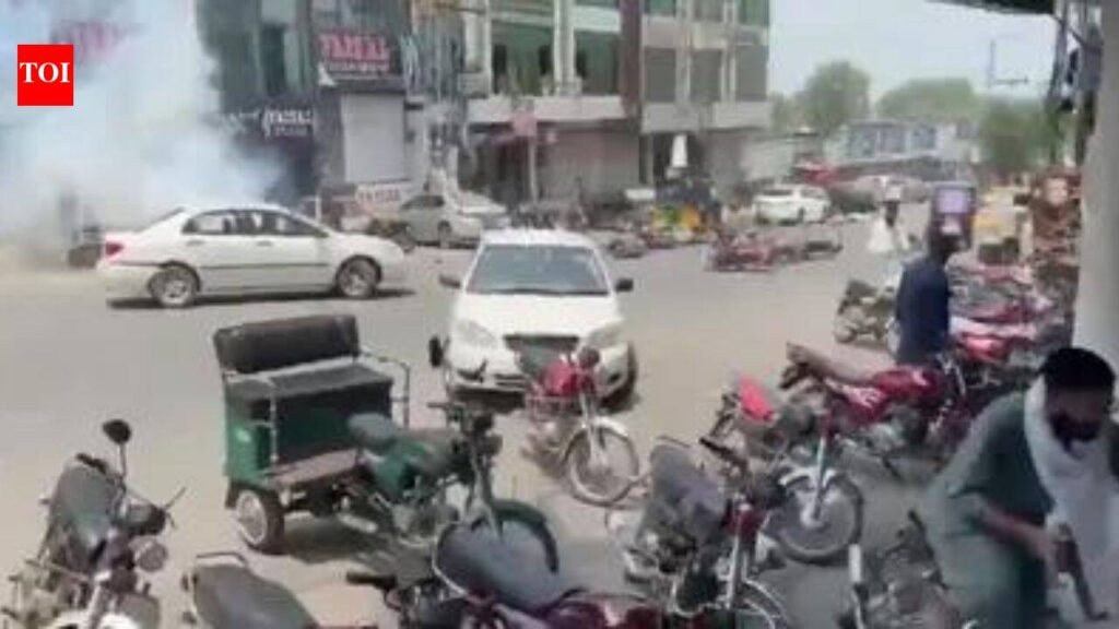 Burnt-out vehicles, rock-strewn roads, heavy security: PoK votes in second phase amid unrest