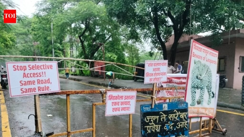 Navi Mumbai residents protest against Cidco’s ‘double standards’ over Kharghar hill seasonal entry ban | Mumbai News