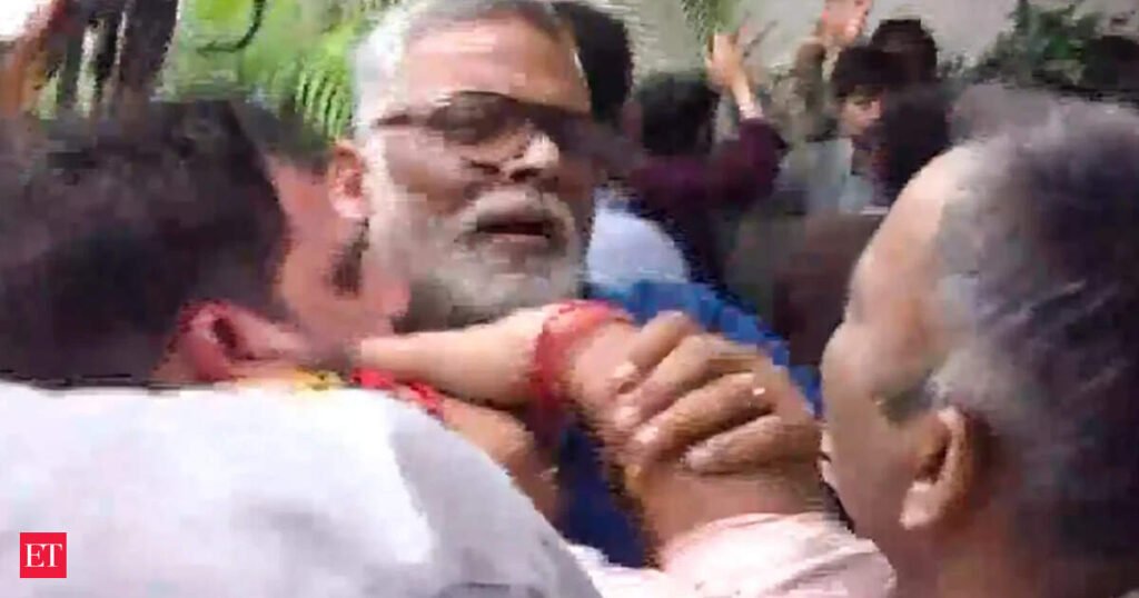 Slipper thrown at MP Pappu Yadav during presser, says “plot to kill” amid Ram temple donation row