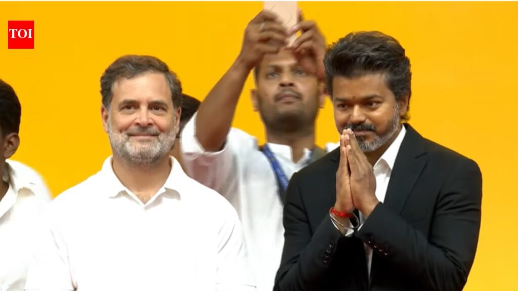 TVK & Congress not on same page on Cauvery | India News