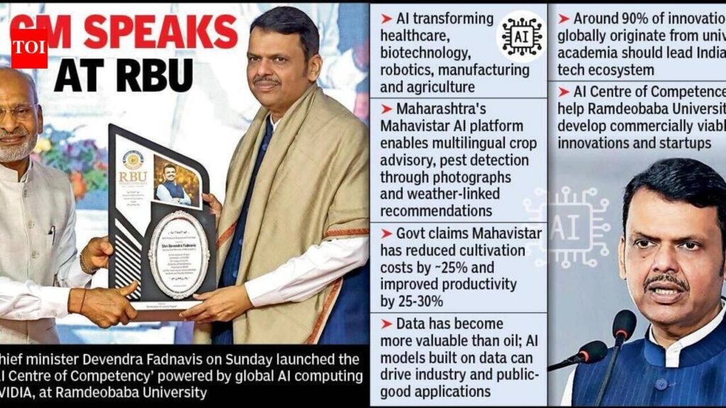Next AI Breakthrough Can Emerge From Nagpur, Says Fadnavis | Nagpur News