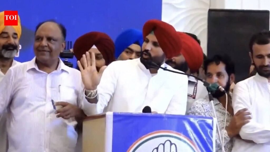 Cong rift rings loud in Bathinda as Warring makes protester dial Channi onstage | Chandigarh News