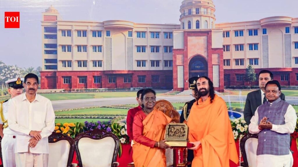 Universities key to building Viksit Bharat by 2047: Prez | Bhubaneswar News