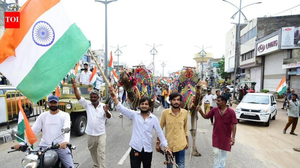 ‘Har Ghar Tiranga’ drive from Aug 9; 21 lakh flags to be distributed | Patna News