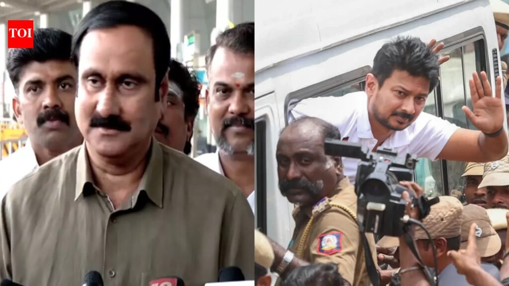 PMK chief Anbumani Ramadoss condemns Udhayanidhi’s remarks and arrest, urges constructive politics | Chennai News