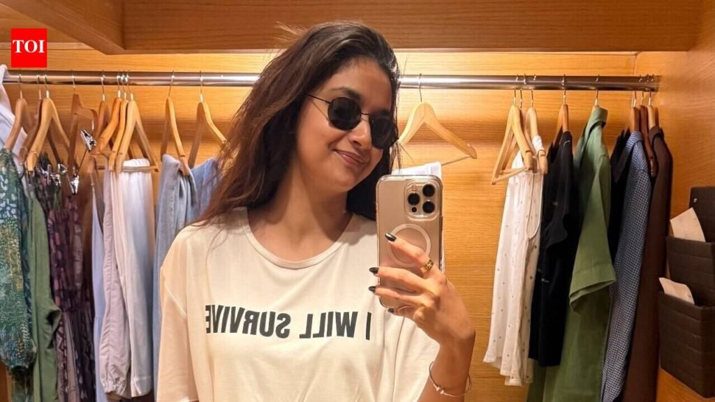 Keerthy Suresh reveals she stayed awake for 41 hours amid back-to-back shoots, calls it ‘a blessing’: ‘No problems to complain about’ | Tamil Movie News