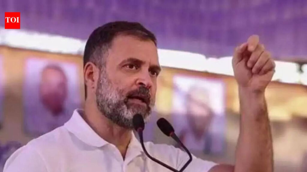 ‘RSS involvement in Sainik Schools increasing’, says Rahul Gandhi; Parl panel chief demands evidence | India News