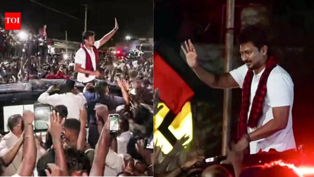 ‘I spoke in single-meaning’: Udhayanidhi Stalin’s first words after release, calls Vijay govt ‘circus camp’ | Chennai News