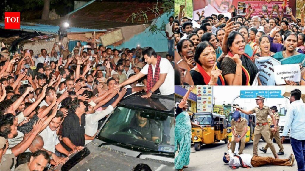 3,000 cops, one leader: Udhayanidhi decries ‘terrorist’-style arrest by TVK govt | Chennai News