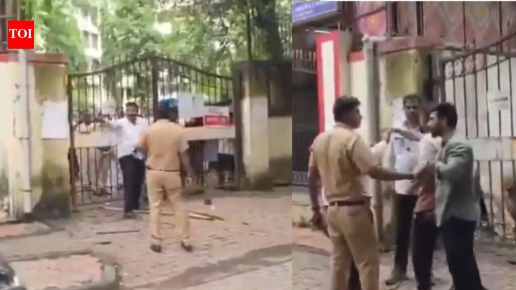 Tender dispute triggers knife attack outside BMC office in Mumbai | Mumbai News