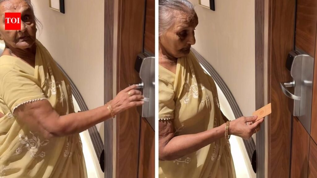 ‘Kahan hai chabhi?’: Grandmother’s adorable reaction to using a hotel room access card for the first time wins hearts online