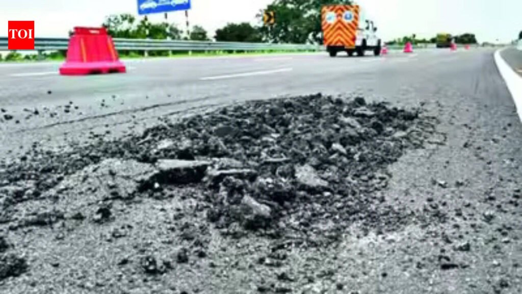 NHAI action over Lucknow-Kanpur Expressway damage; toll collection suspended, contractor barred from future bids | Lucknow News