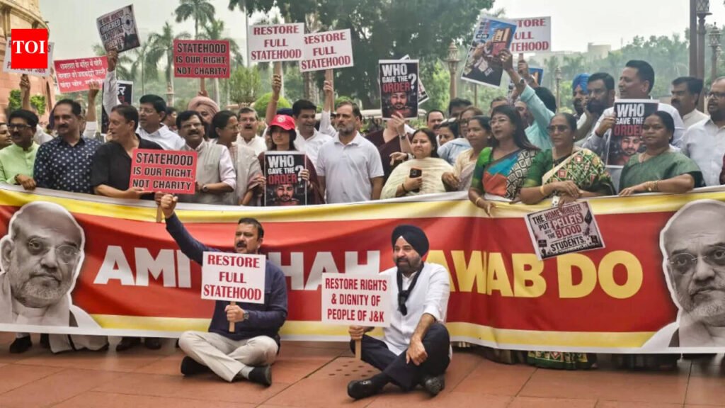 With all eye on delimitation & FCRA, Parliament monsoon session sinks deeper into deadlock | India News