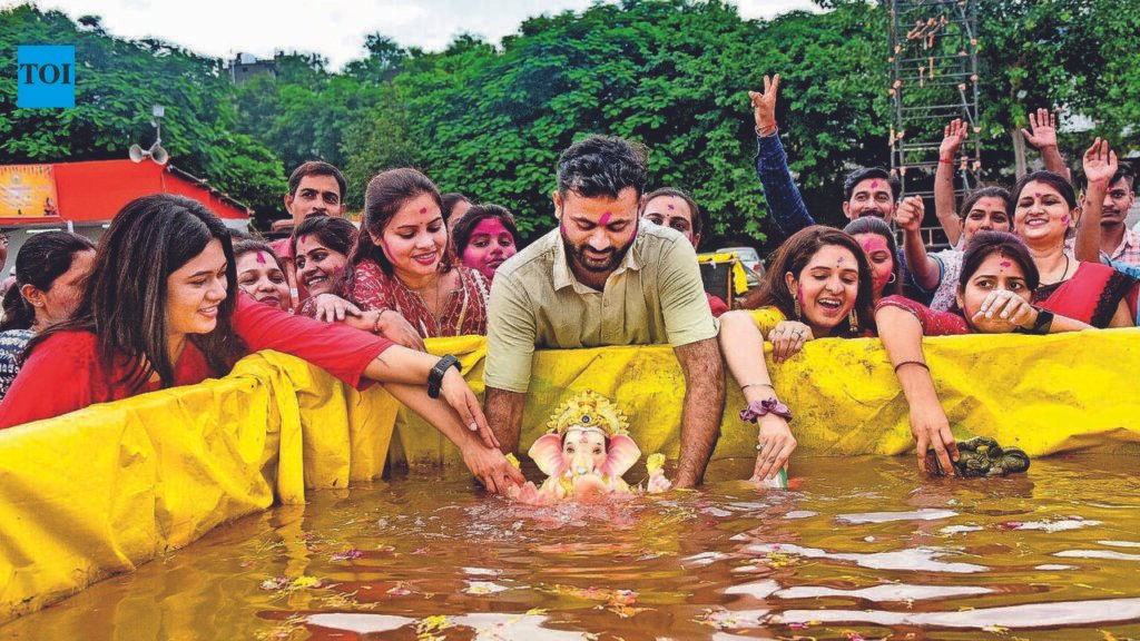 NMC Awaits State Nod On PoP Idol Sales, Lake Immersion Ban To Continue | Nagpur News