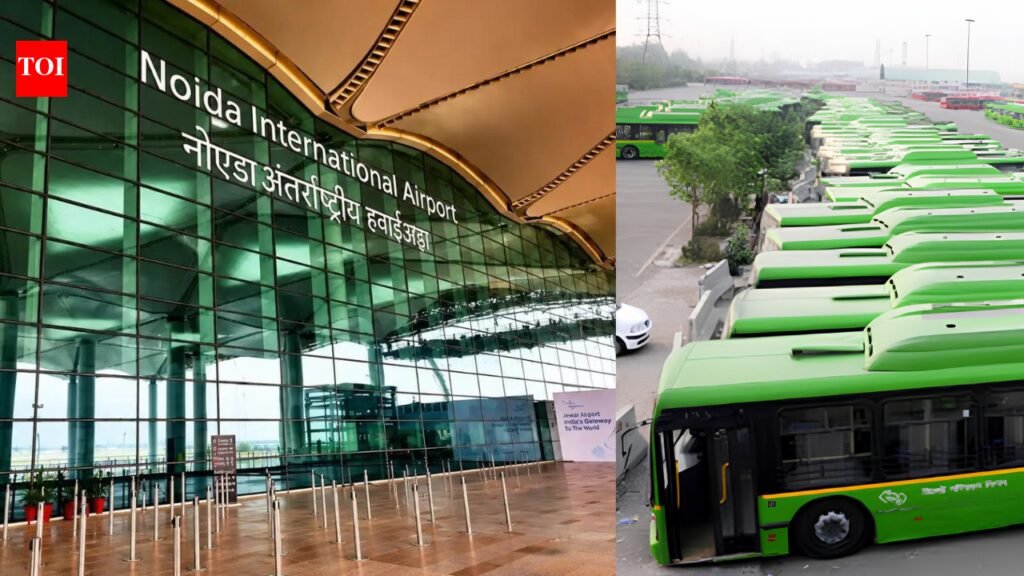 Delhi govt plans buses from Anand Vihar, Kashmere Gate to Noida airport | Delhi News