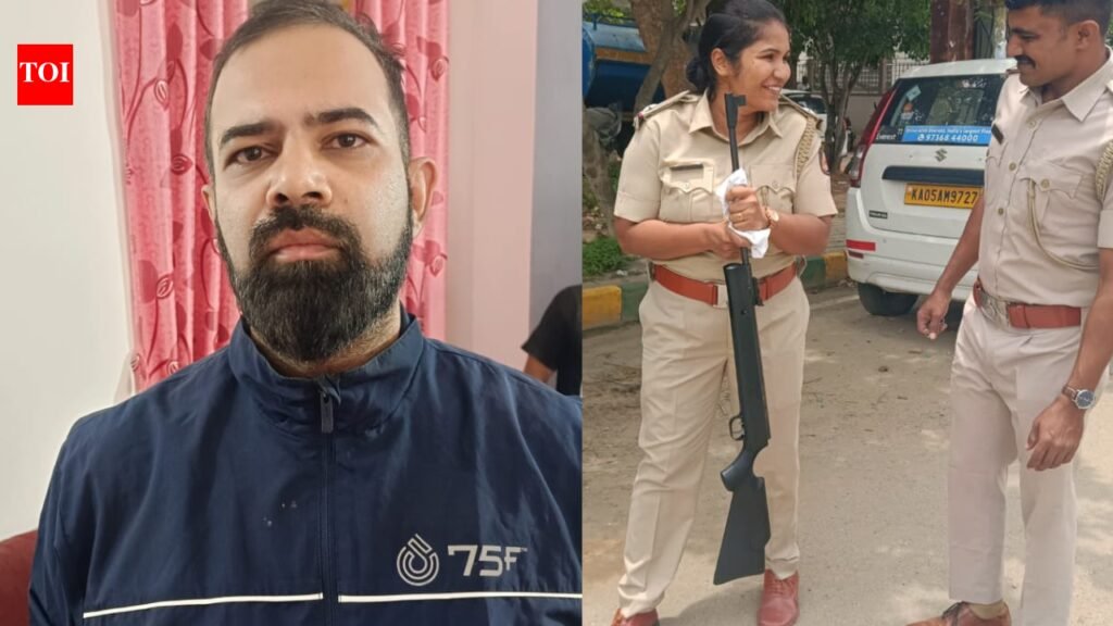 Drunk Bengaluru designer fires airgun from apartment balcony, residents run for cover | Bengaluru News
