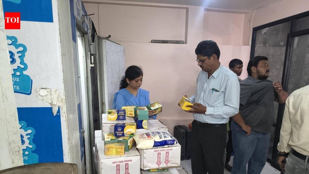 376kg of inedible food destroyed in night drive | Surat News