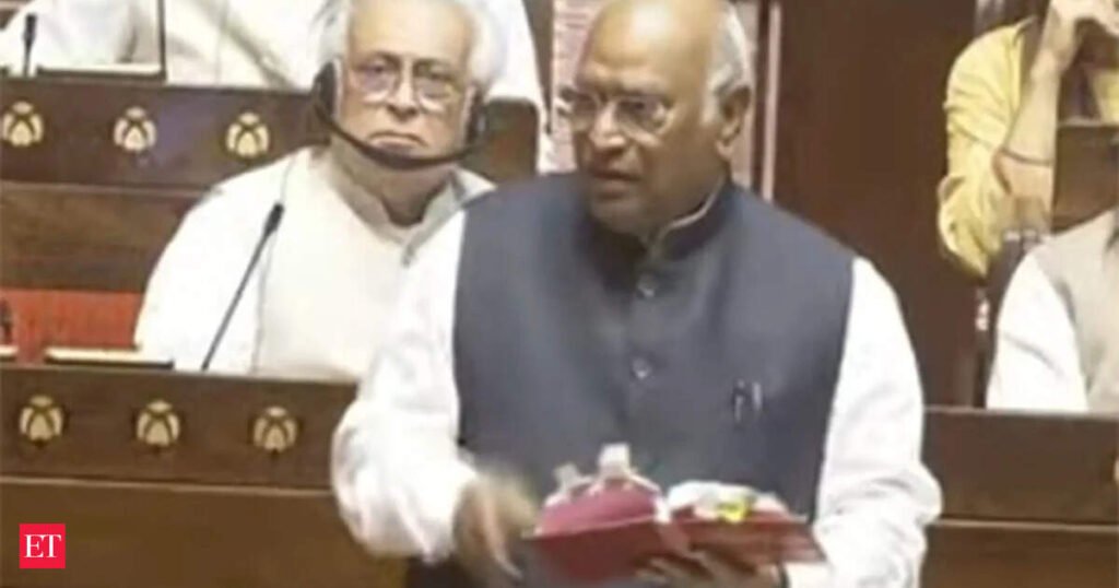 LoP Kharge demands Amit Shah’s statement in RS over July 20 police action; Minister Rijiju says LoP cannot dictate government