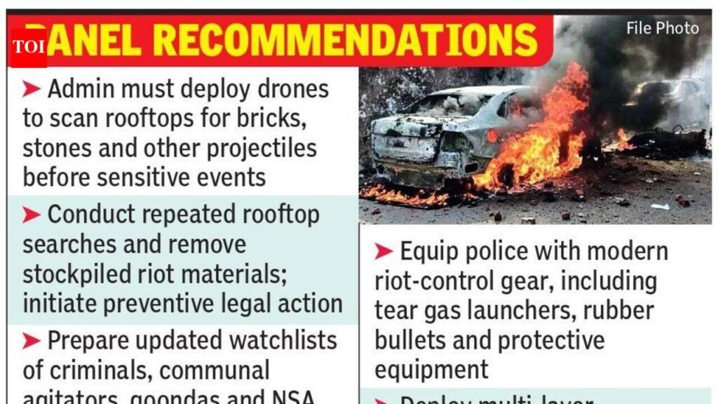 Rumours, planned mobilisation triggered Sambhal violence, says panel | Lucknow News