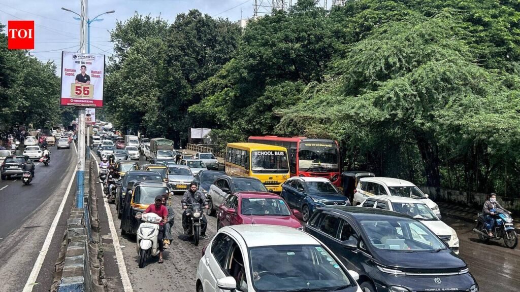 Triple trouble: Traffic curbs, potholes & vehicle breakdowns bring city to a halt | Pune News