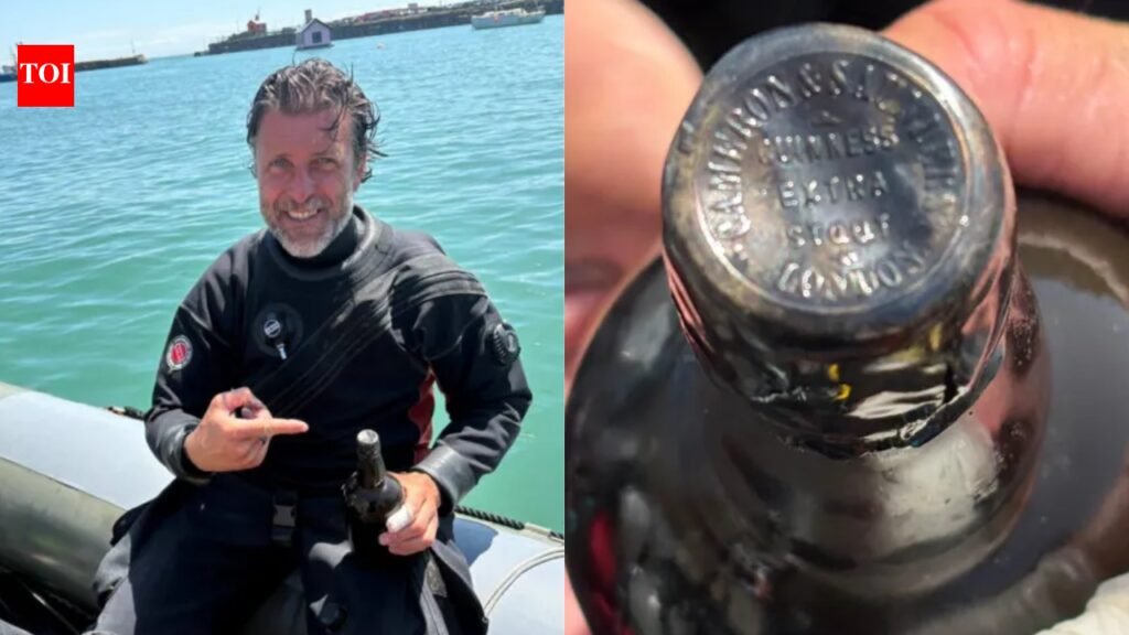Divers find 162-year-old Guinness bottle off UK coast, scientists hope to recreate historic beer | World News