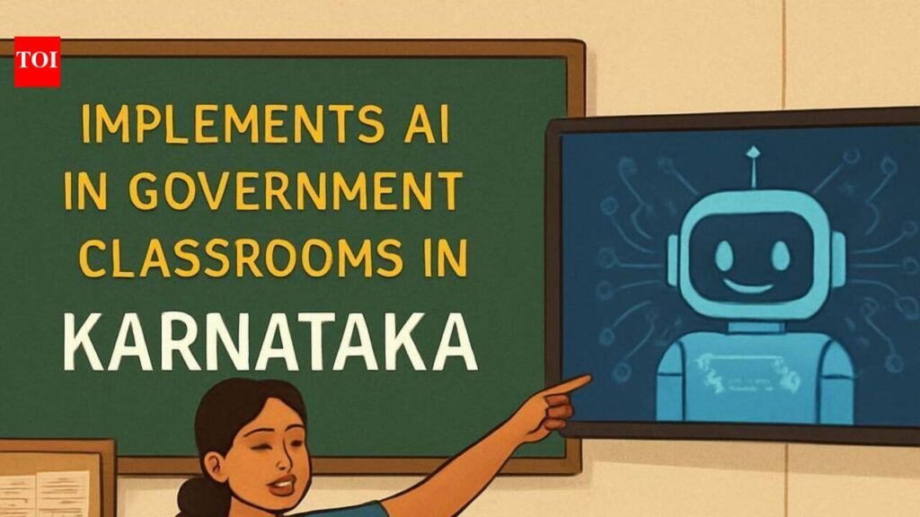 Future-ready learning: AI introduced in Chamarajanagar govt schools | Mysuru News