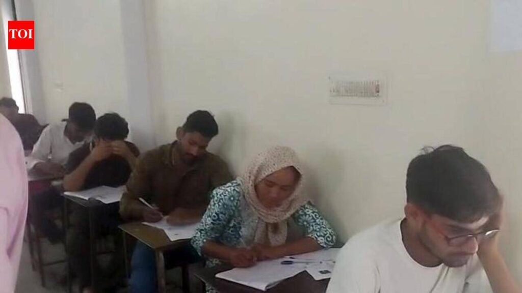 Sanskrit university cancels exam at Lalsot college over mass cheating | Jaipur News