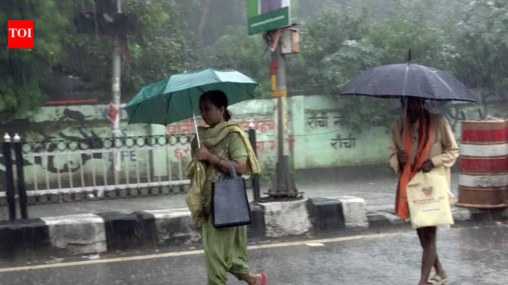 Flash flood warning in Ranchi, 12 other districts | Ranchi News