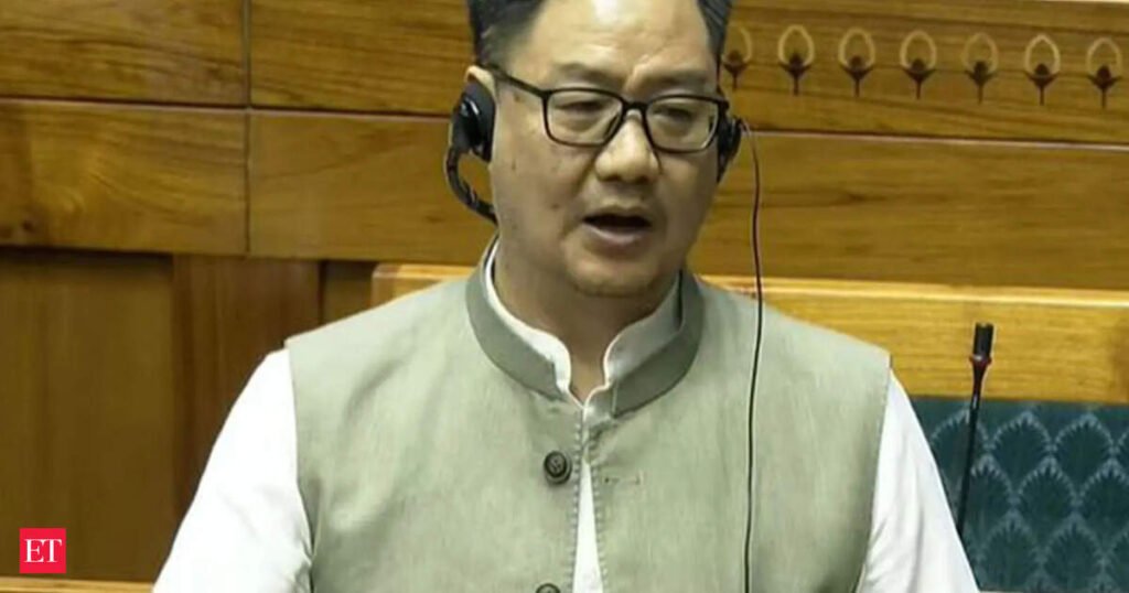 Opposition cannot dictate which minister will come to House and respond, says Rijiju in Lok Sabha