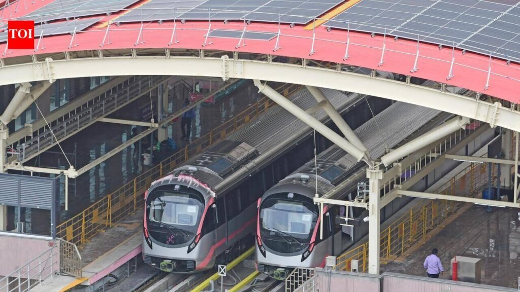 Pink, Blue Metro lines in Bengaluru get in-principle nod for CBTC system | Bengaluru News