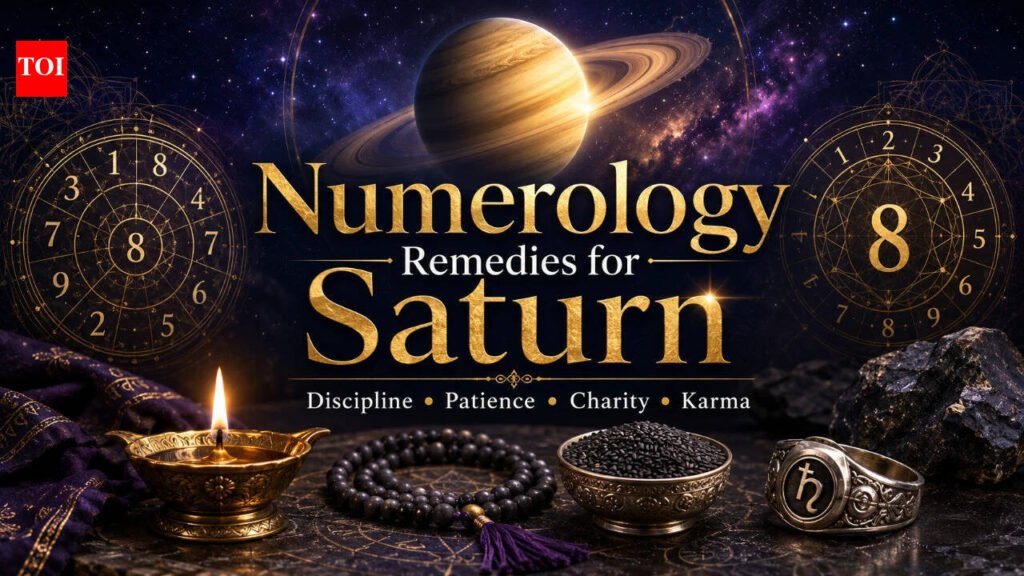 Numerology Remedies for Saturn: Born on 8, 17, or 26? Do these simple Shani Upay to overcome financial delays and unlock long-term career success