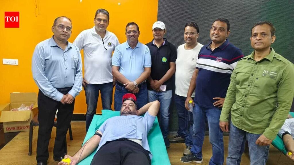 HOXA organises blood donation camp | Ranchi News