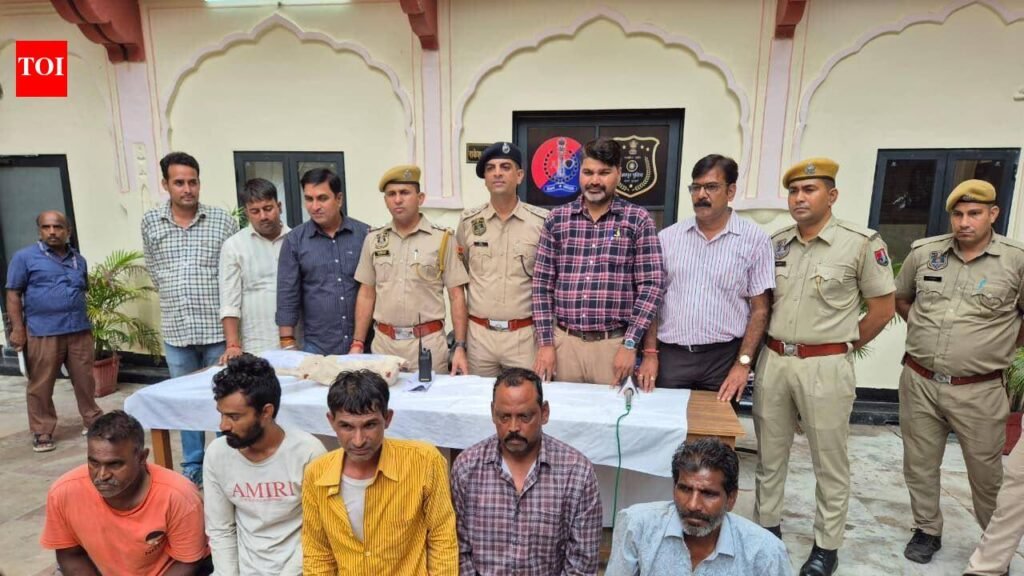 Five held as police crack haveli’s hidden treasure mystery, recover 66kg silver | Jaipur News