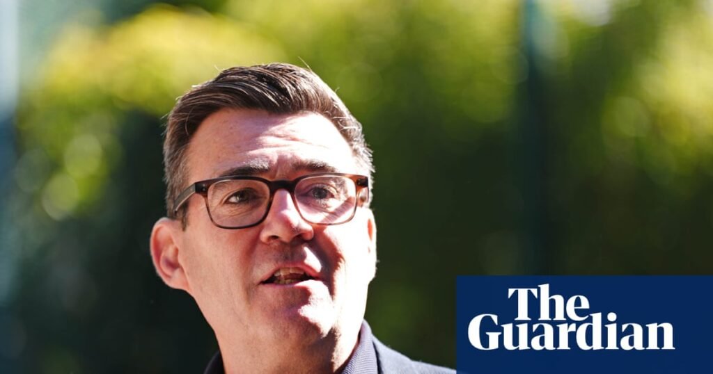 Andy Burnham to tour Britain in effort to reconnect government with public | Andy Burnham