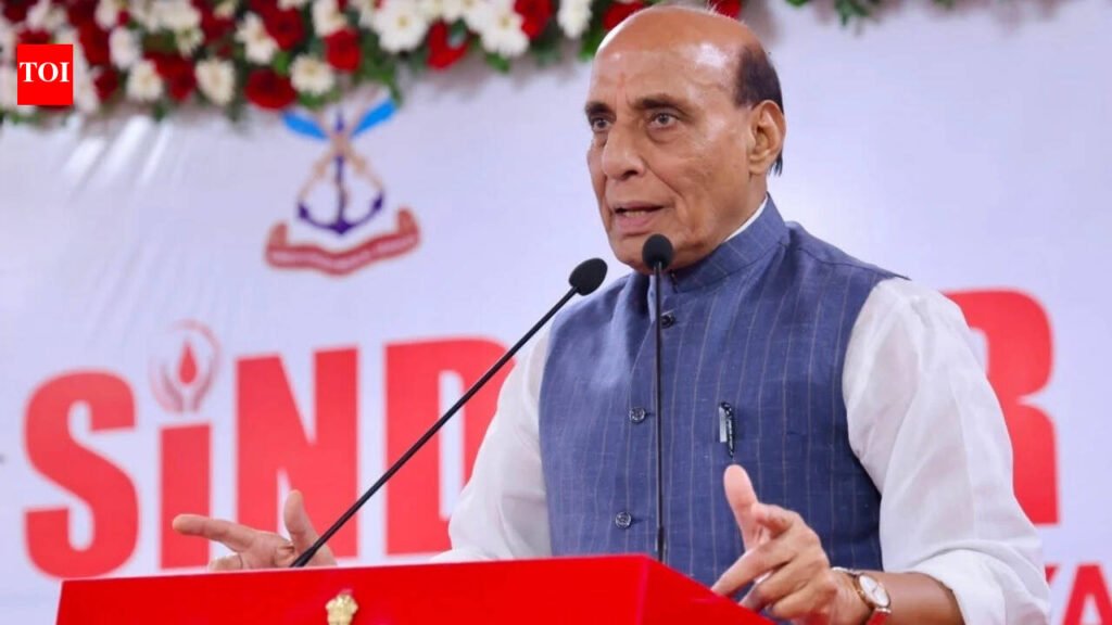 Op Sindoor sent a global message that India will go to any extent to ensure safety of its citizens: Rajnath