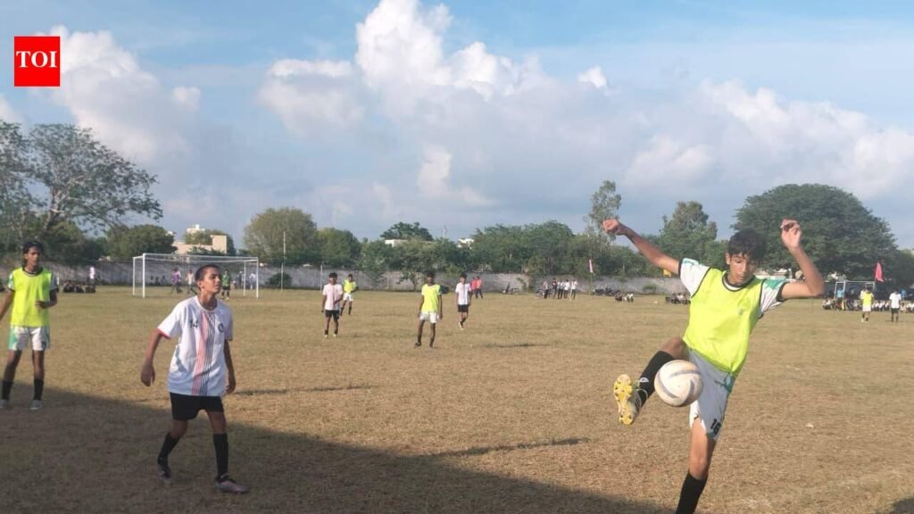 Rajasthan Junior Boys State Football Championship: Sikar, Bikaner, Jaipur, Kota storm into semi-finals | Jaipur News