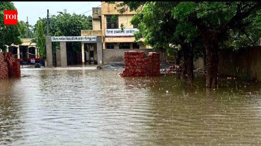 After a spell of rain, Gr Noida’s office hub turns into a muddy mess | Noida News