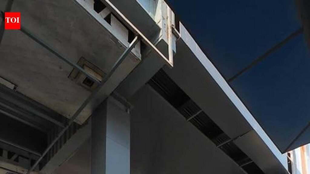 Sub-standard steel in skywalk, drain projects? Noida orders quality tests | Noida News