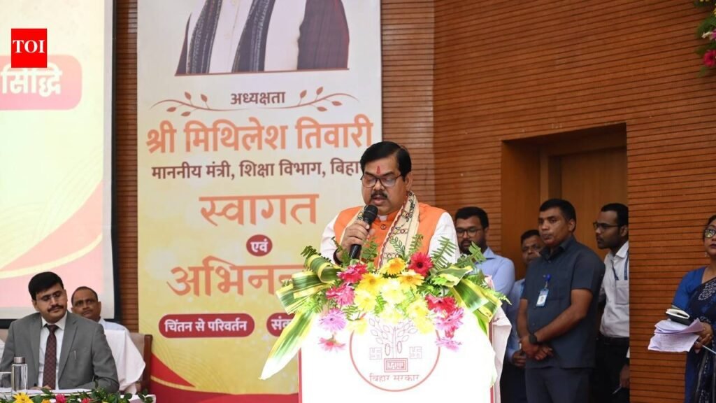 AI to assist, not replace teachers: Education minister | Patna News