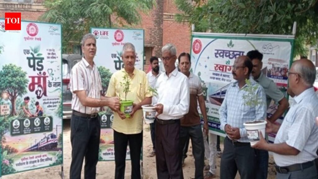 Sparrow conservation and plantation drive by NER in Gorakhpur | Varanasi News