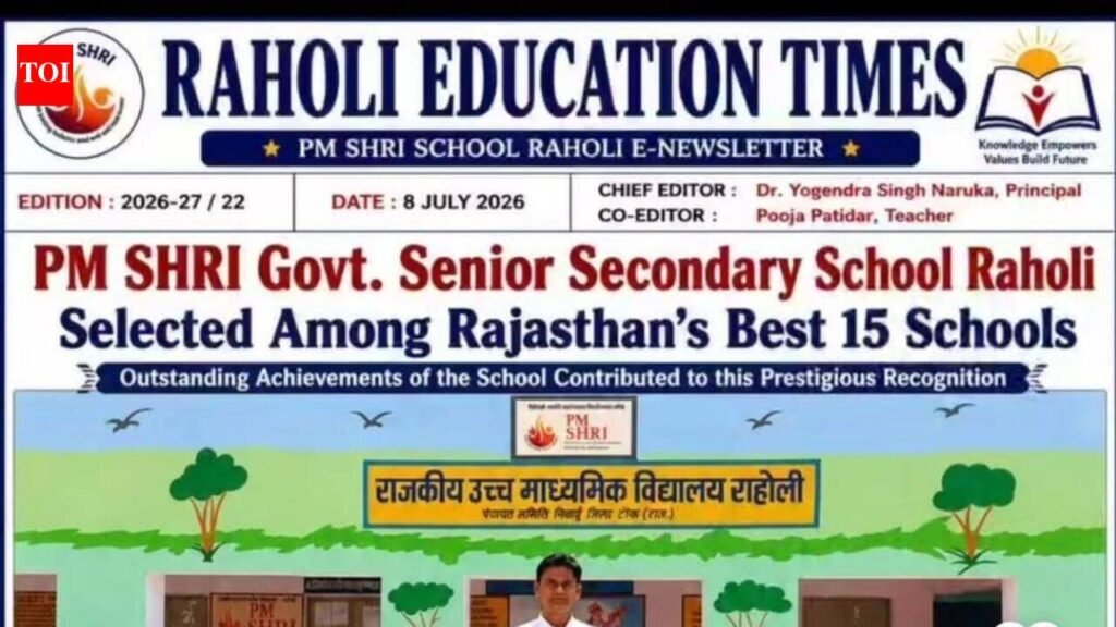 Govt school students turn journalists to counter lack of newspapers in Rajasthan village | Jaipur News