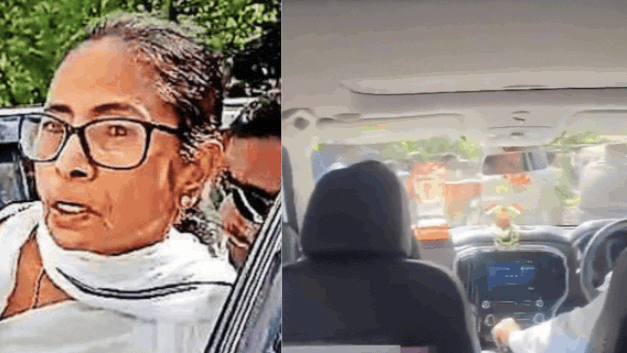 Stones, slippers, mud: What happened when Mamata’s SUV was surrounded in West Bengal | Kolkata News