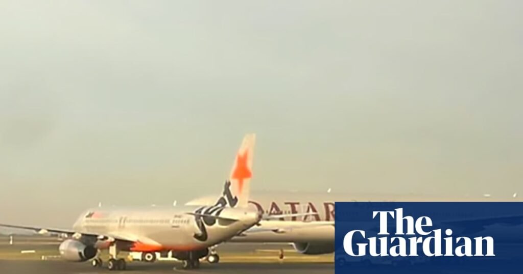 Two workers were temporarily stood down after near-miss collision at Sydney Airport | Sydney airport