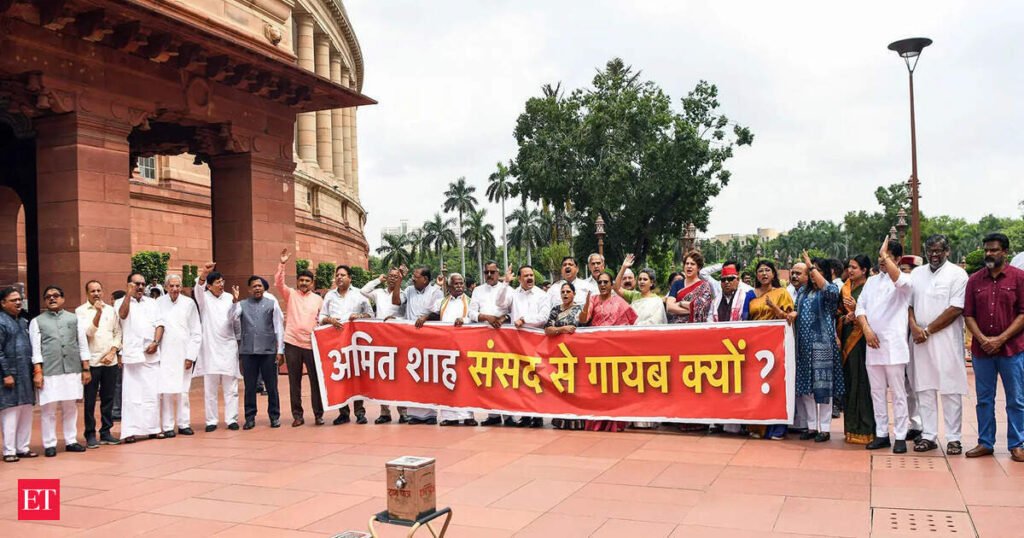 Government offer of Shah’s statement on student protests fails to end Parliament deadlock