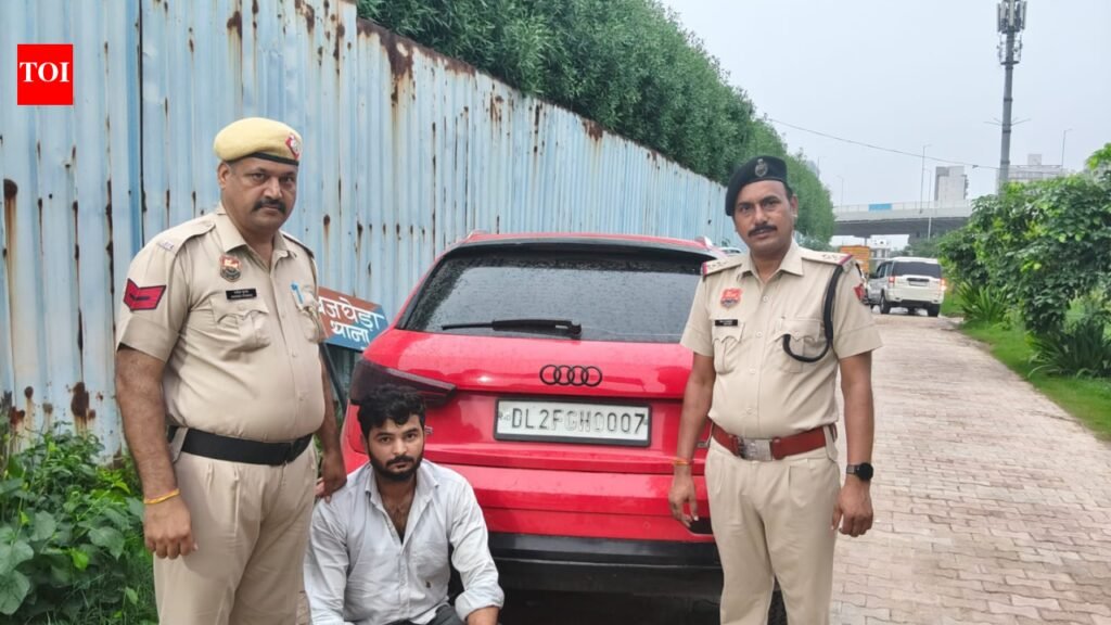 Drunk Audi driver hits bike, then crashes into car in Gurgaon, arrested | Gurgaon News