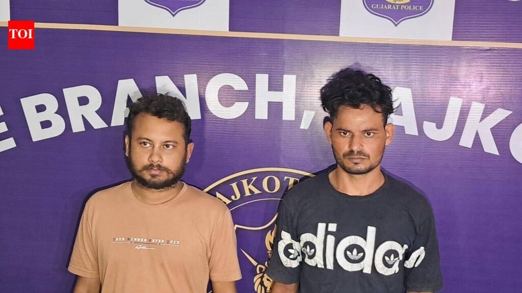 Two held for ₹19L angadia robbery | Rajkot News