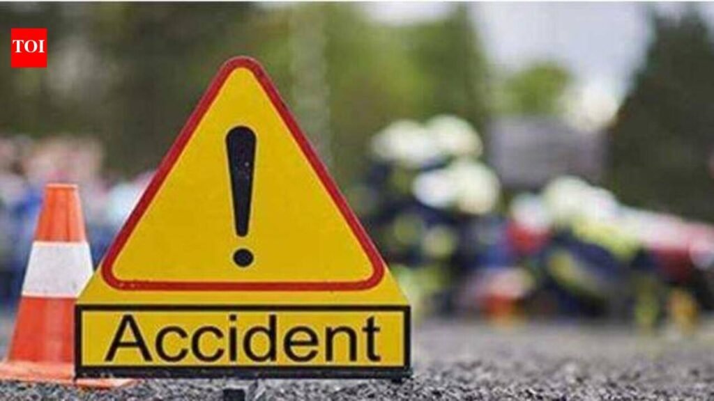 Pickup van turns turtle,10 kanwariyas injured | Prayagraj News