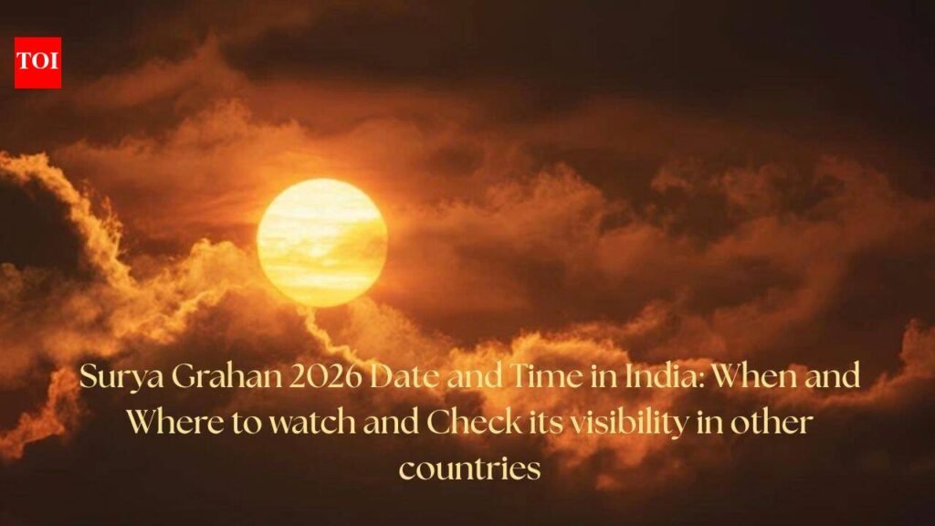Solar Eclipse 2026 August Date and Time in India: When and where to watch and check its visibility in other countries |